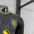 202526 Manchester United Second Away Long Sleeve Jersey Player Version
