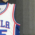 NBA Philadelphia 76ers Round Neck Black 75th Anniversary Jersey SIMMONS#25 S-XXL