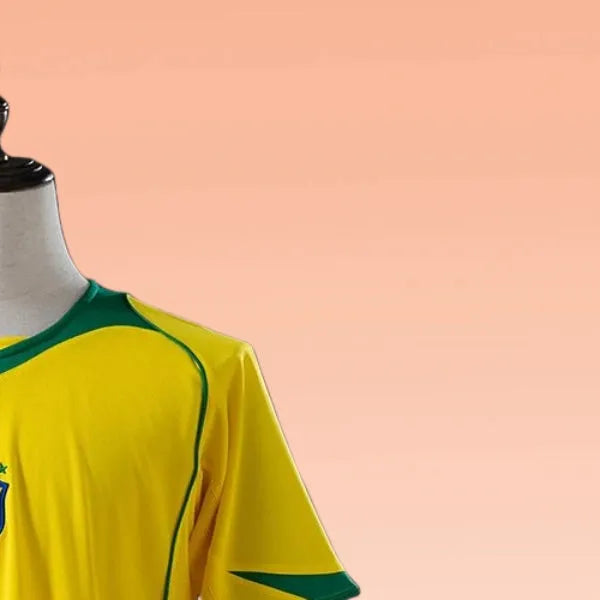 Retro 2004 Brazil home jersey Fan Version