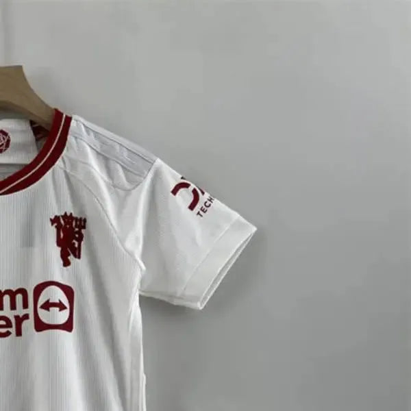 2324 Manchester United Third Away jersey Kid Kits Size 16-28