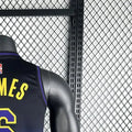 NBA Los Angeles Lakers 2425 City Edition Purple Jersey JAMES#6 S-XXL