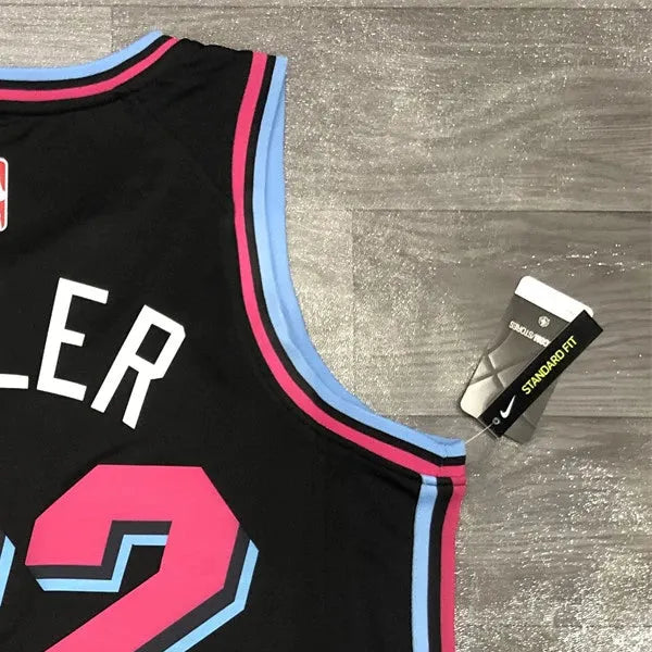NBA Miami Hearts round neck Black Jersey Butler #22 S-XXL