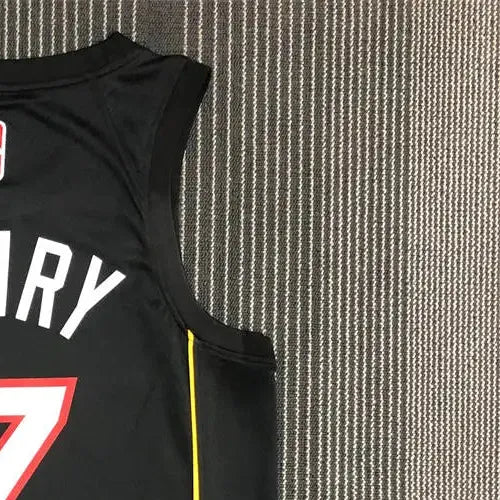 NBA Miami Hearts Round Neck Black 75th Anniversary Jersey LOWRY#7 S-XXL