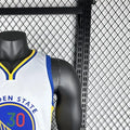 NBA Golden State Warriors V-Neck Mexico Edition White Jersey CURRY#30 S-XXL