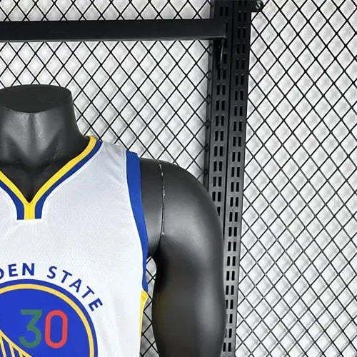 NBA Golden State Warriors V-Neck Mexico Edition White Jersey CURRY#30 S-XXL