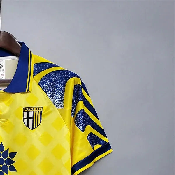 Retro Parma 9597 Parma Yellow jersey Fan Version