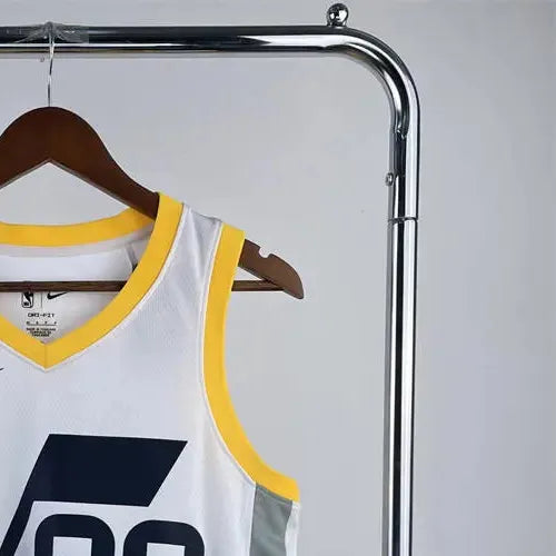 NBA Utah Jazz V-Neck White Jersey CLARKSON#00 S-XXL