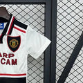 Retro Manchester United 9798 away jersey Kid Kits Size 16-28