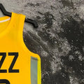 NBA Utah Jazz V-Neck Yellow Jersey MARKKANEN#23 S-XXL