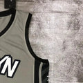 NBA Brooklyn Nets V-neck Grey Jersey Irving#11S-XXL
