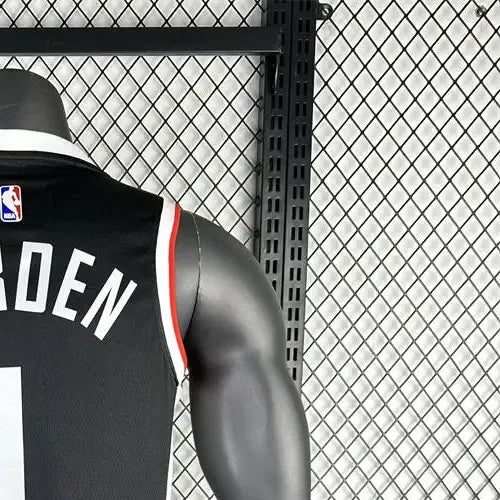 NBA Los Angeles Clippers V neck Black Jersey HARDEN#1 S-XXL