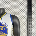 NBA Golden State Warriors 2023 V-Neck White Jersey DURANT#35 S-XXL