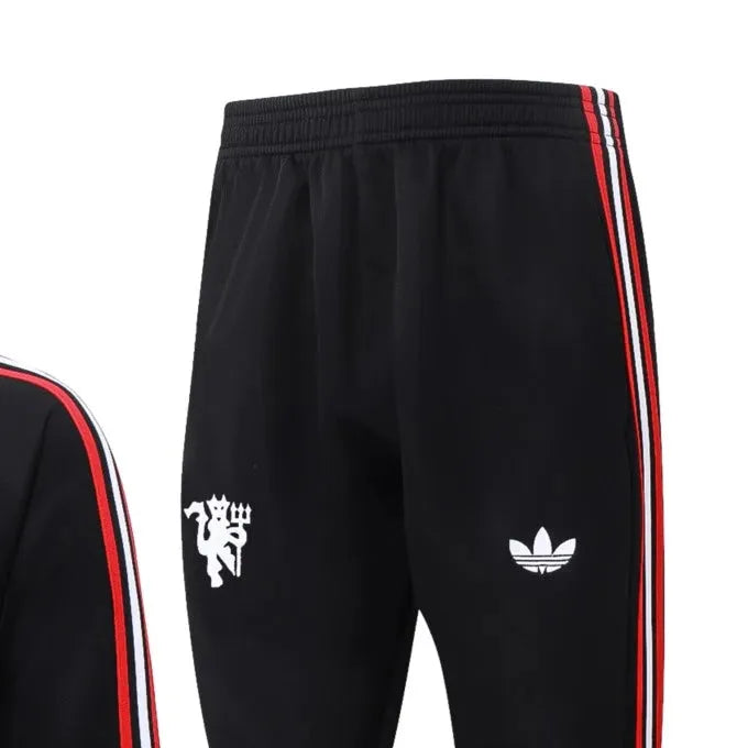 2026 Manchester United Black Jacket Training Suit Set