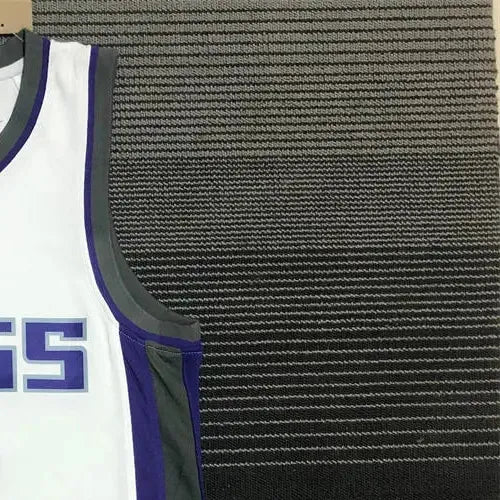 NBA Scaramento Kings V-Neck White 75th Anniversary jersey FOX#5 S-XXL