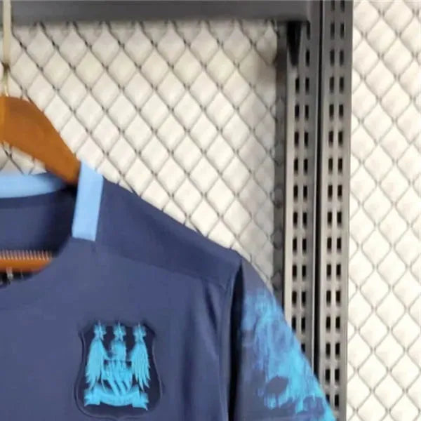 Retro Manchester City 1516 version Away jersey Fan Version