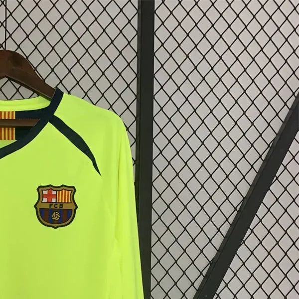 Retro Barcelona 0506 long sleeve away jersey Fan Version