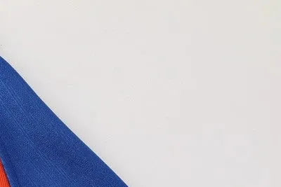 2024 Netherlands Blue Long-sleeved half-pull training kit Football team kit