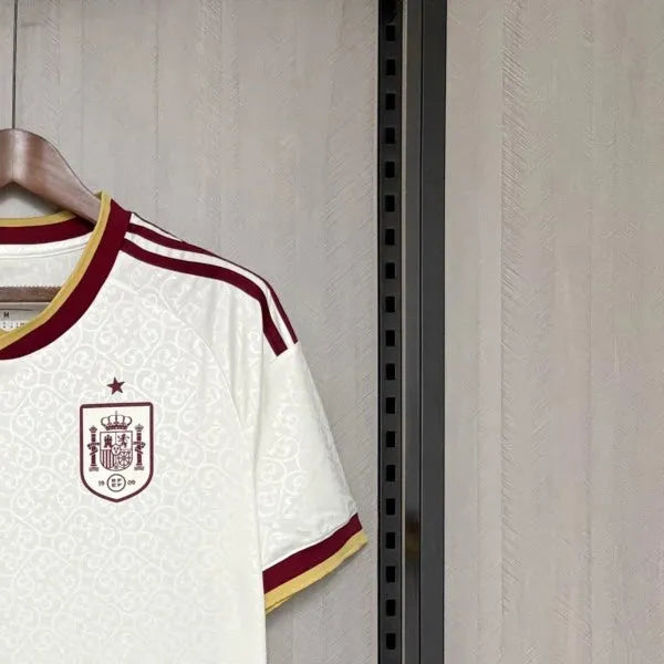 Spain 2026 World Cup Away Jersey - Fan Version Comfortable Regular Fit