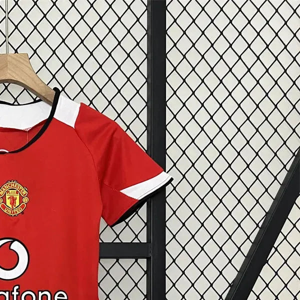 Retro Manchester United 0506 home jersey Kid Kits Size 16-28