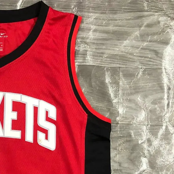 NBA Houston Rockets V-Neck Red Jersey McGRADY#1 S-XXL