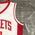 NBA Houston Rockets V-Neck White Jersey YAO#11 S-XXL