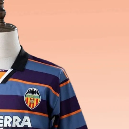 Retro Valencia 9900 Second Away jersey Fan Version