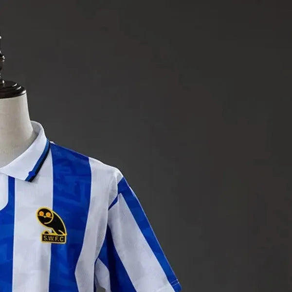 Retro Sheffield Wednesday F.C. 1991 Home Jersey Fan Version