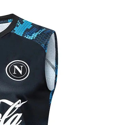 2425 Naples Black Training Set Shirt and Shorts