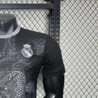 202526 Real Madrid Dragon edition Black jersey Player Version