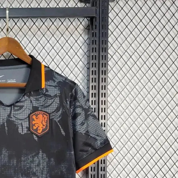 202526 Netherlands Special Edition Black Jersey Fan Version