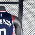 NBA Los Angeles Clippers 2019 City Edition Round Neck dark blue Jersey WESTBROOK#0 S-XXL