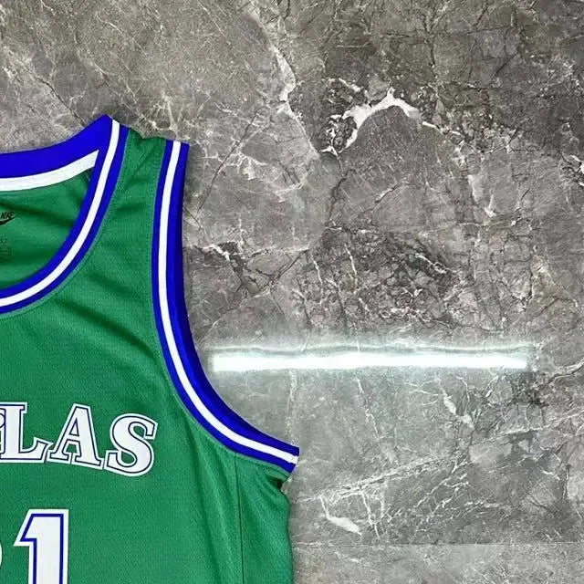 NBA Dallas Mavericks Round Neck Green Jersey THOMPSON#31 S-XXL