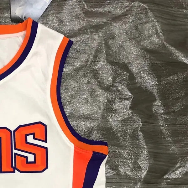 NBA Phoenix Suns V-Neck White jersey BOOKER#1 S-XXL