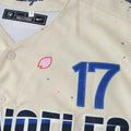 MLB LosAngeles Dodgers Beige Jersey Flower Edition OHTANI #17