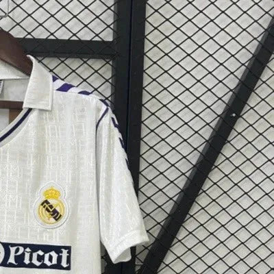 Retro Real Madrid 198990 Home jersey Fan Version