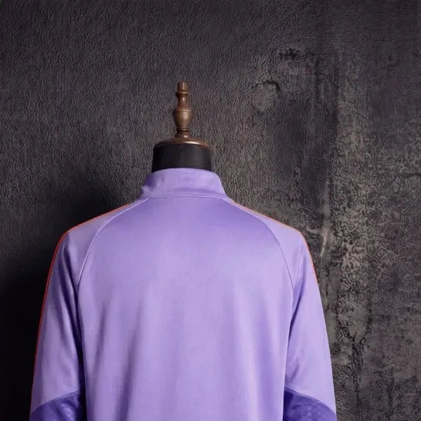 202627 University of Chile Half-Pull long Sleeve Purple Hoodie