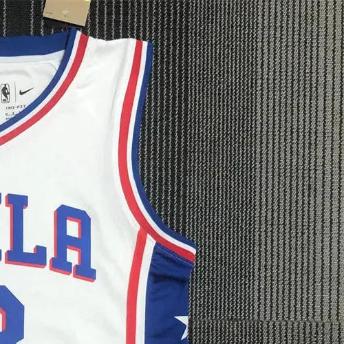 NBA Philadelphia 76ers Round Neck Black 75th Anniversary Jersey IVERSON #3 S-XXL