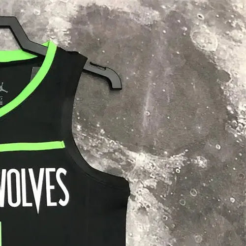 NBA Minnesota Timberwolves V-Neck JORDAN Edition Black Jersey S-XXL