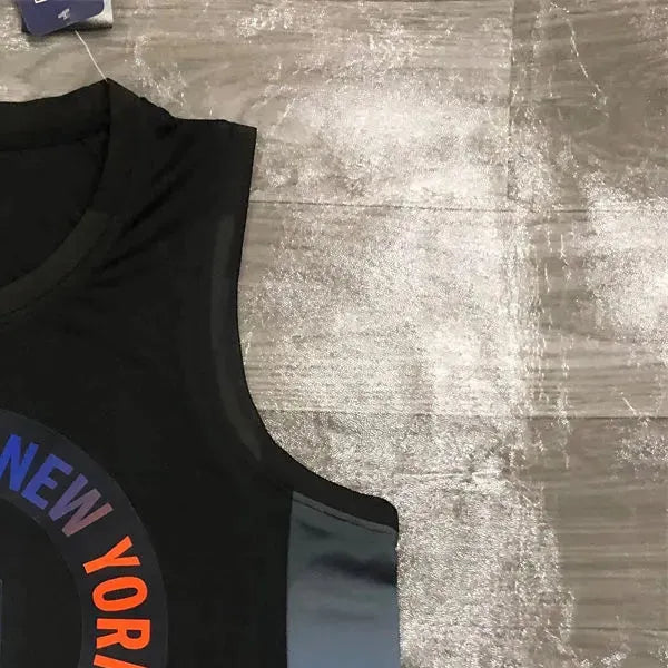 NBA New York Knicks Round Neck Black jersey BARRETT#9 S-XXL