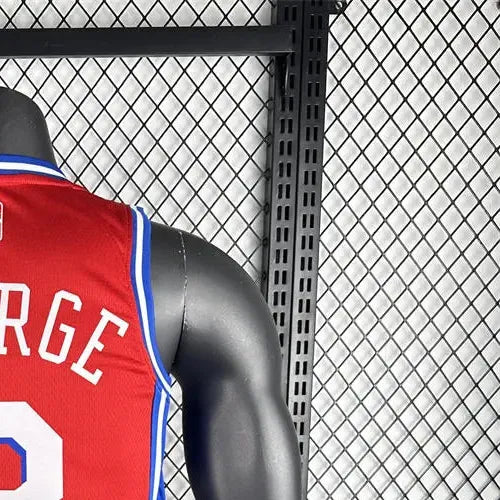 NBA Philadelphia 76ers GEORGE#8 202223 Jordan Brand Red Statement Edition Swingman Jersey S-XXL