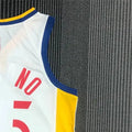 NBA Golden State Warriors V-Neck Mexico Edition 75th Anniversary White Jersey TOSCANO#95 S-XXL