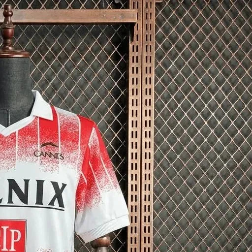 Retro 199192 Cannes Home jersey Fan version