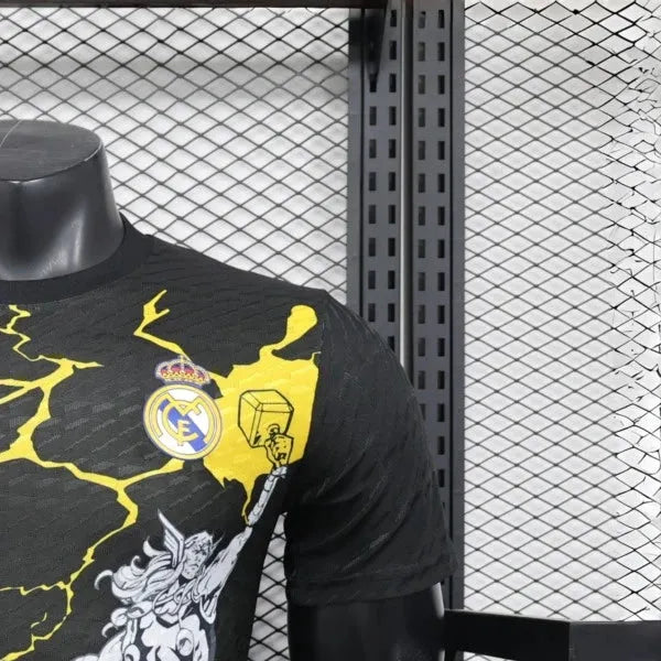 202526 Real Madrid Marvel Comics black jersey Player version