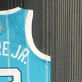 NBA Charlotte Hornets V-Neck 75th Anniversary BIUE Jersey OUBRE JR.#12 S-XXL