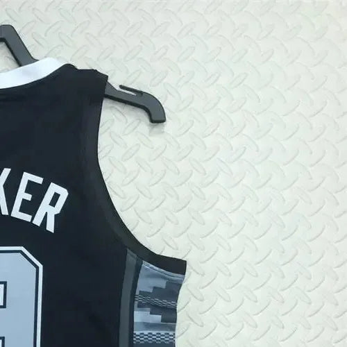 NBA San Antonio Spurs V-Neck Black jersey PARKER#9 S-XXL