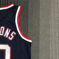 NBA Brooklyn Nets V-Neck Black 75th anniversary Jersey SIMMONS#10 S-XXL