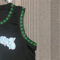 NBA Minnesota Timberwolves Round Neck Black Jersey EDWARDS#1 S-XXL
