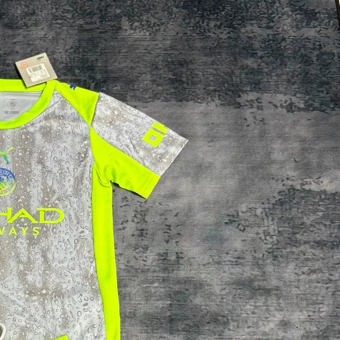 2526 Manchester City Second Away jersey Kid Kits Size 16-28