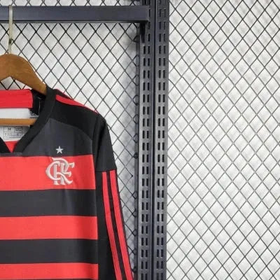 2425 kids kits flamengo home jersey long sleeve size 16-28
