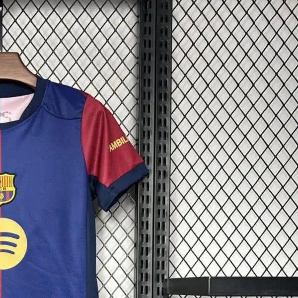 2425 Kids Barcelona Home jersey Kid Kits Size 16-28
